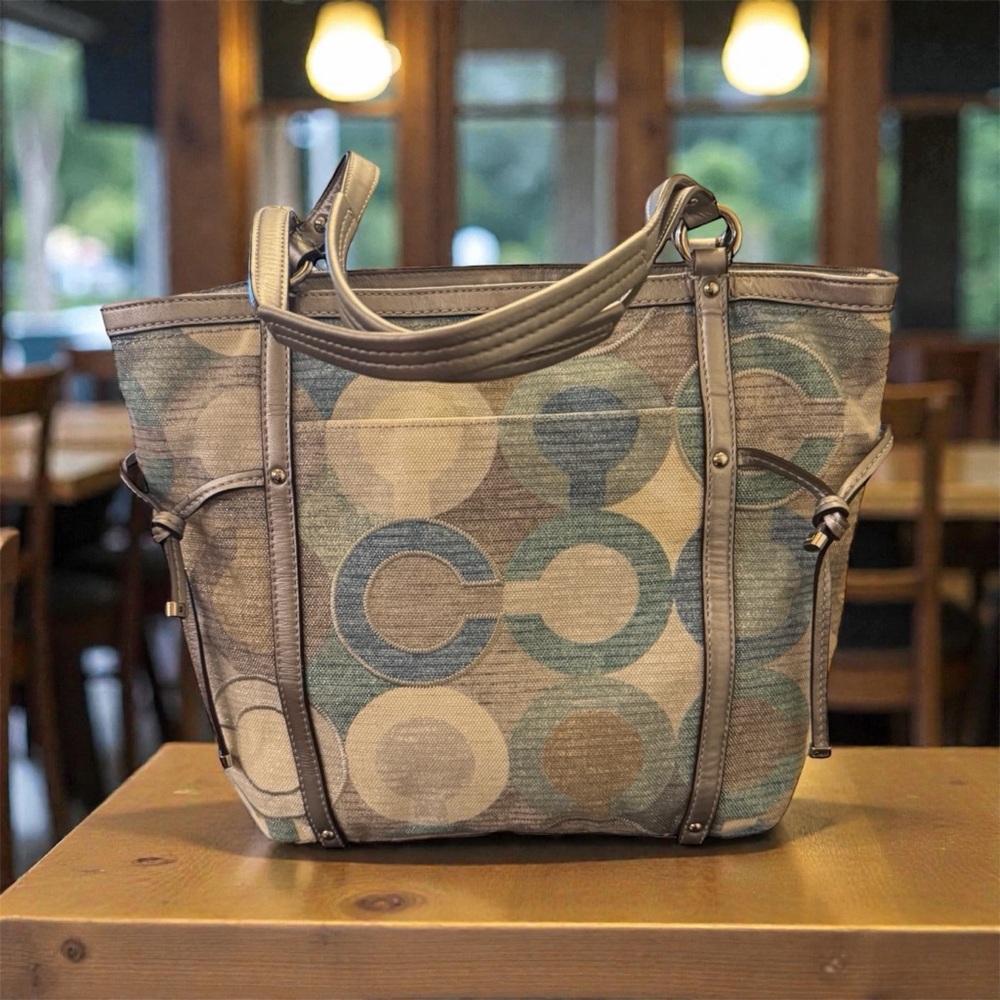 Coach Audrey Metallic Tote